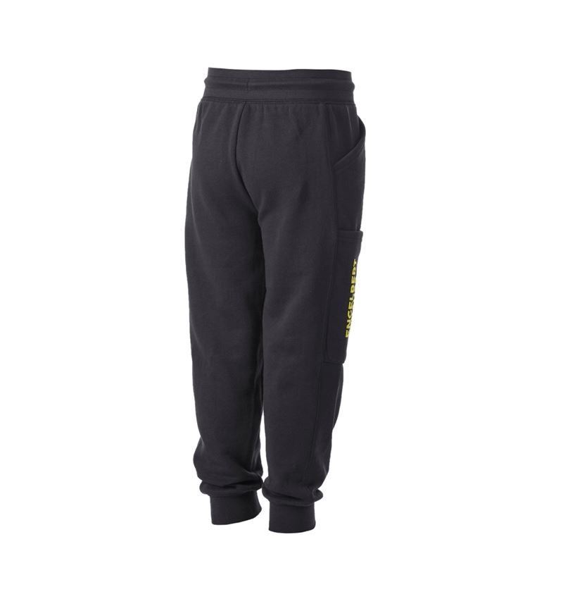 Themen: Sweat Pants light e.s.trail, Kinder + schwarz/acidgelb 5