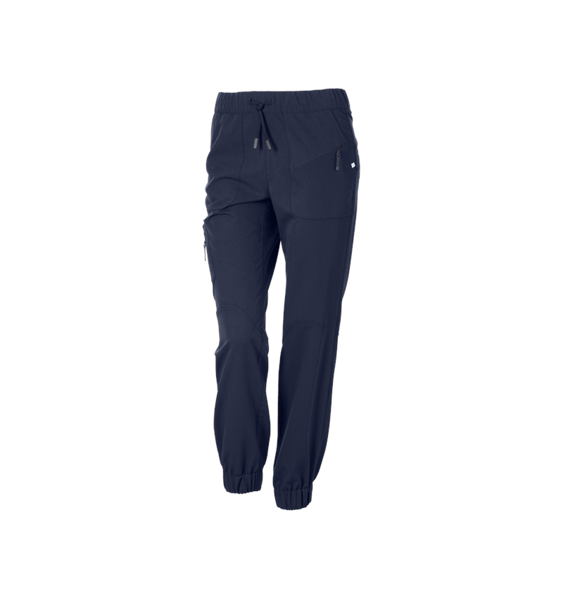 Hosen: Multi-Pocket Hose e.s.avida, Damen + dunkelblau 4