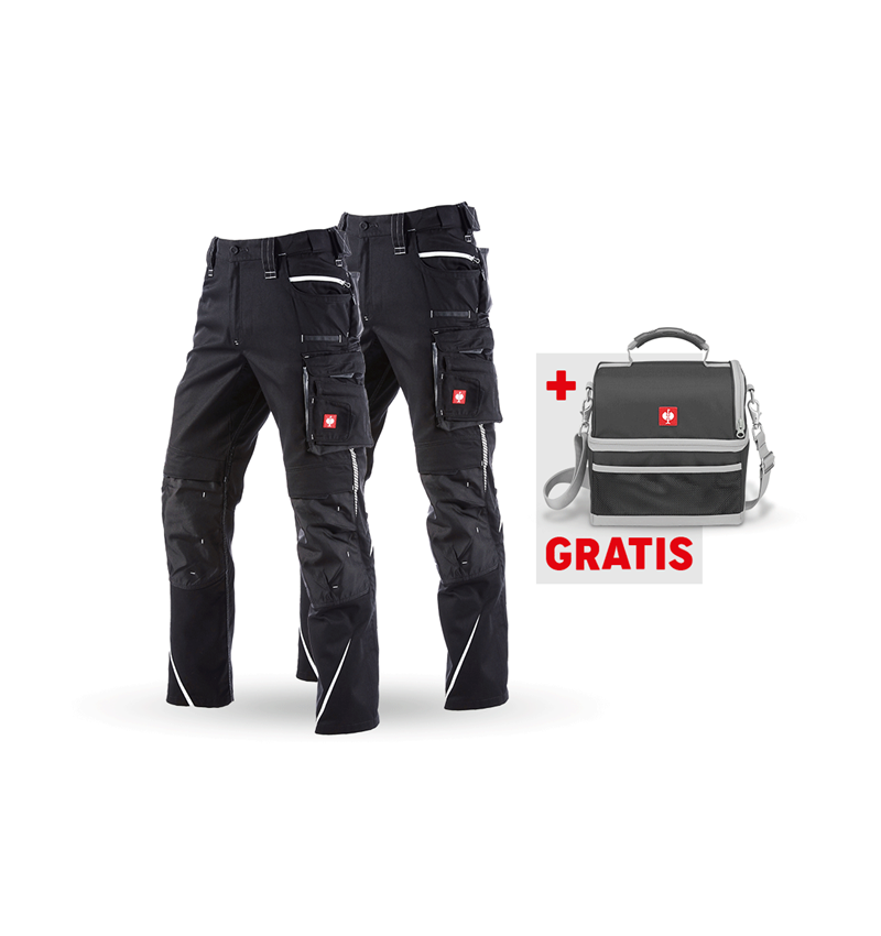 Bekleidung: SET: Bundhose + Winter Bundhose e.s.motion 2020 + schwarz/platin