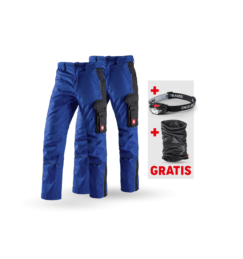 Bekleidung: SET: 2x Bundhose e.s.active + kornblau/schwarz