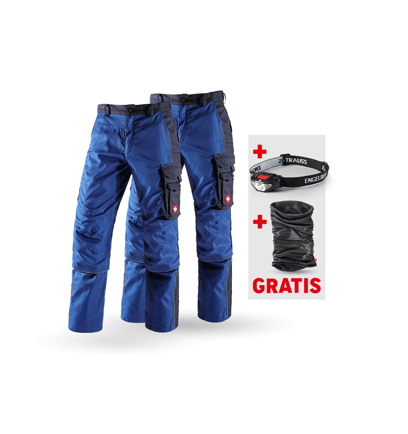 Bekleidung: SET: 2x Bundhose e.s.active + kornblau/dunkelblau