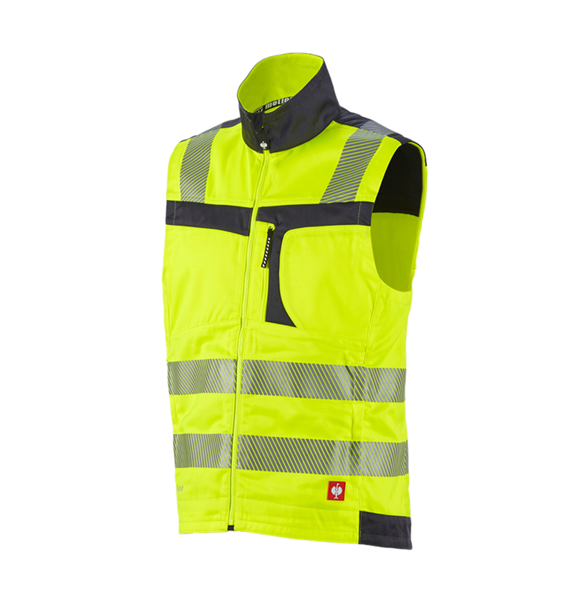 Westen: Warnschutz-Weste e.s.motion + warngelb/anthrazit 2