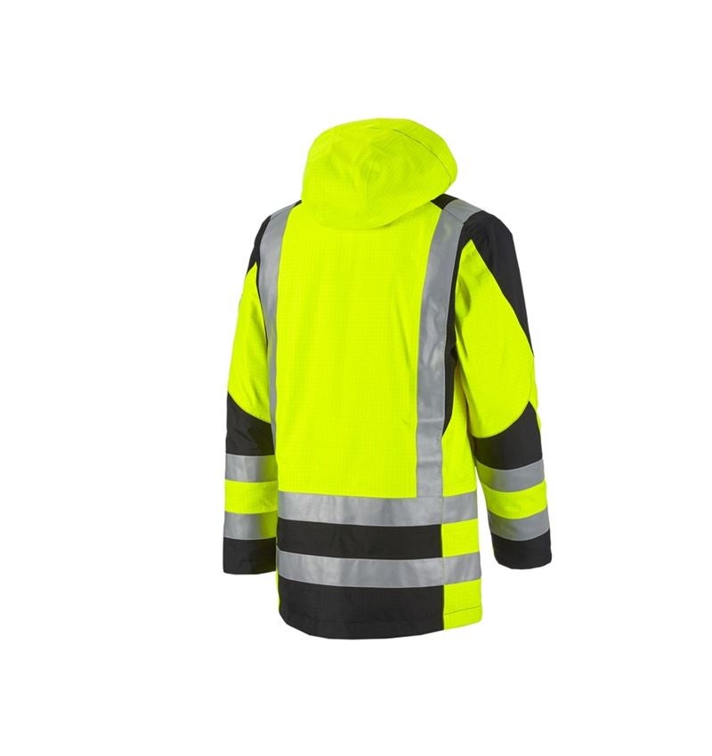 Jacken: e.s. Wetterschutzparka multinorm high-vis + warngelb/schwarz 3