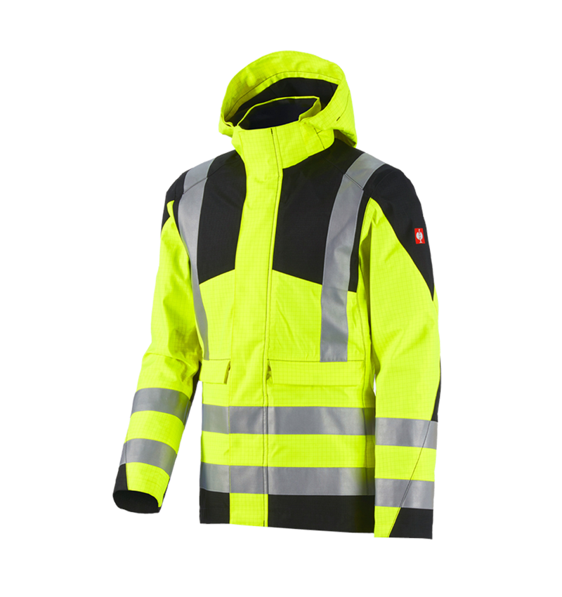 Jacken: e.s. Wetterschutzjacke multinorm high-vis + warngelb/schwarz 2