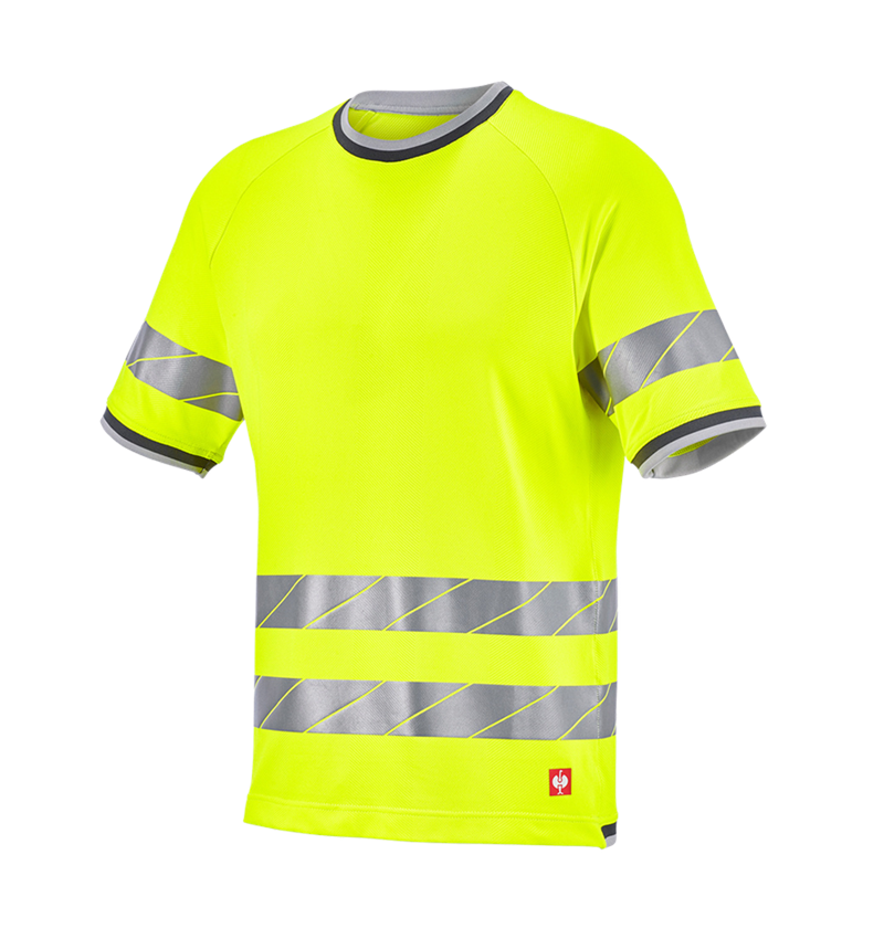 Themen: Warnschutz Funktions T-Shirt e.s.ambition + warngelb/anthrazit 7