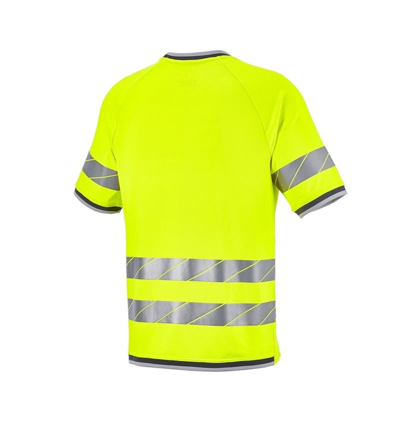 Themen: Warnschutz Funktions T-Shirt e.s.ambition + warngelb/anthrazit 8