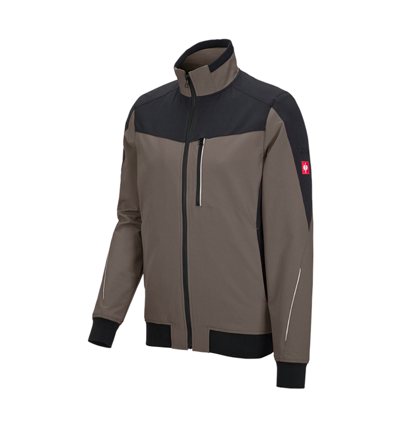 Jacken: Funktions Bundjacke e.s.dynashield + stein/schwarz 2