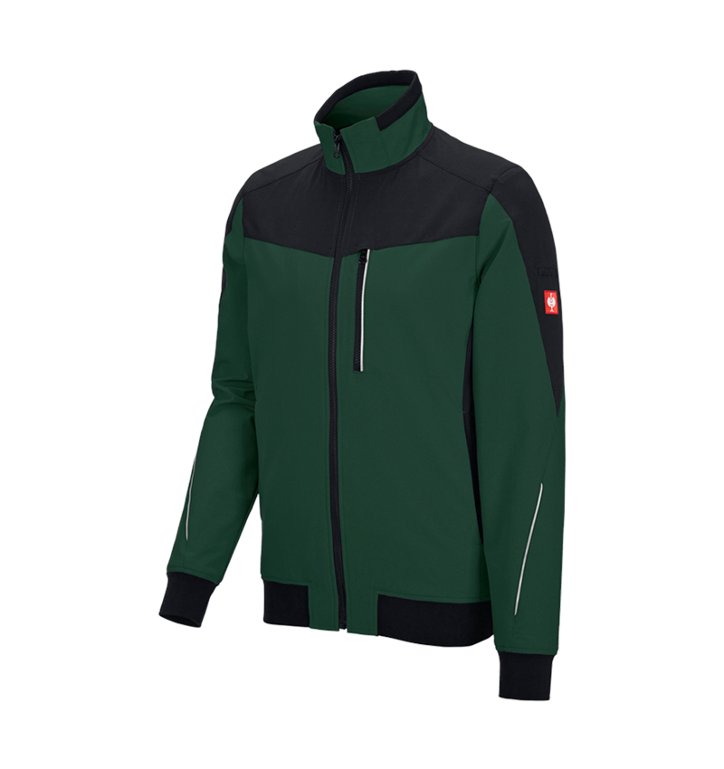 Jacken: Funktions Bundjacke e.s.dynashield + grün/schwarz 2