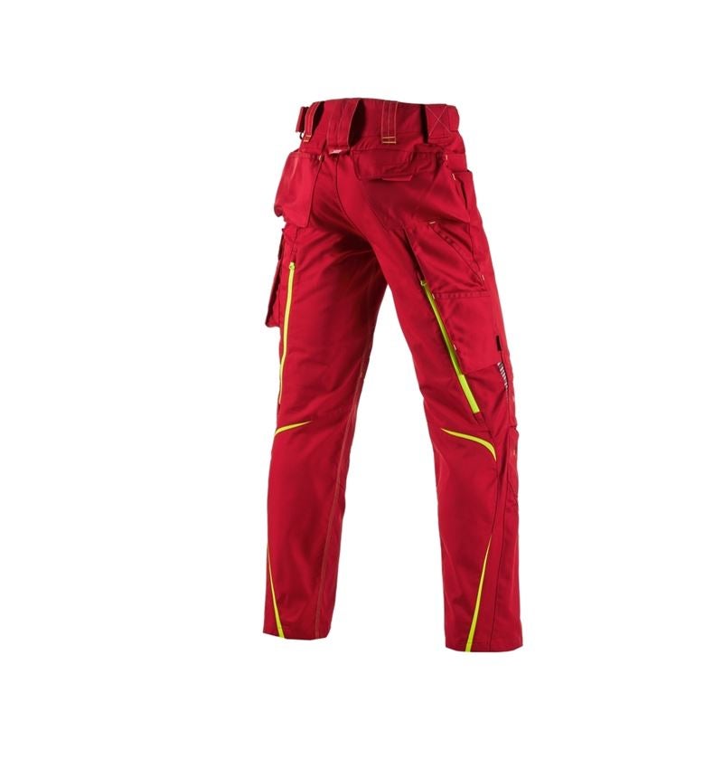 Hosen: Bundhose e.s.motion 2020 + feuerrot/warngelb 7