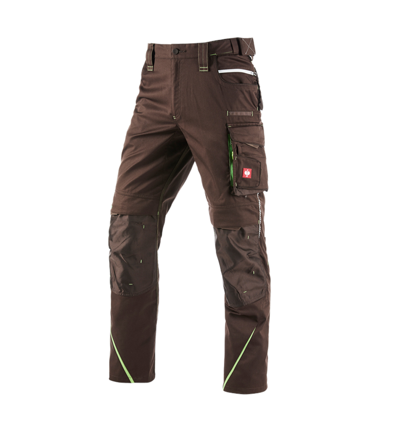 Hosen: Bundhose e.s.motion 2020 Winter, Herren + kastanie/seegrün 2