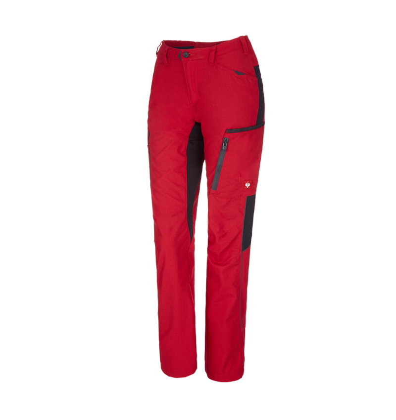 Kälte: Winter-Damenhose e.s.vision + rot/schwarz 2