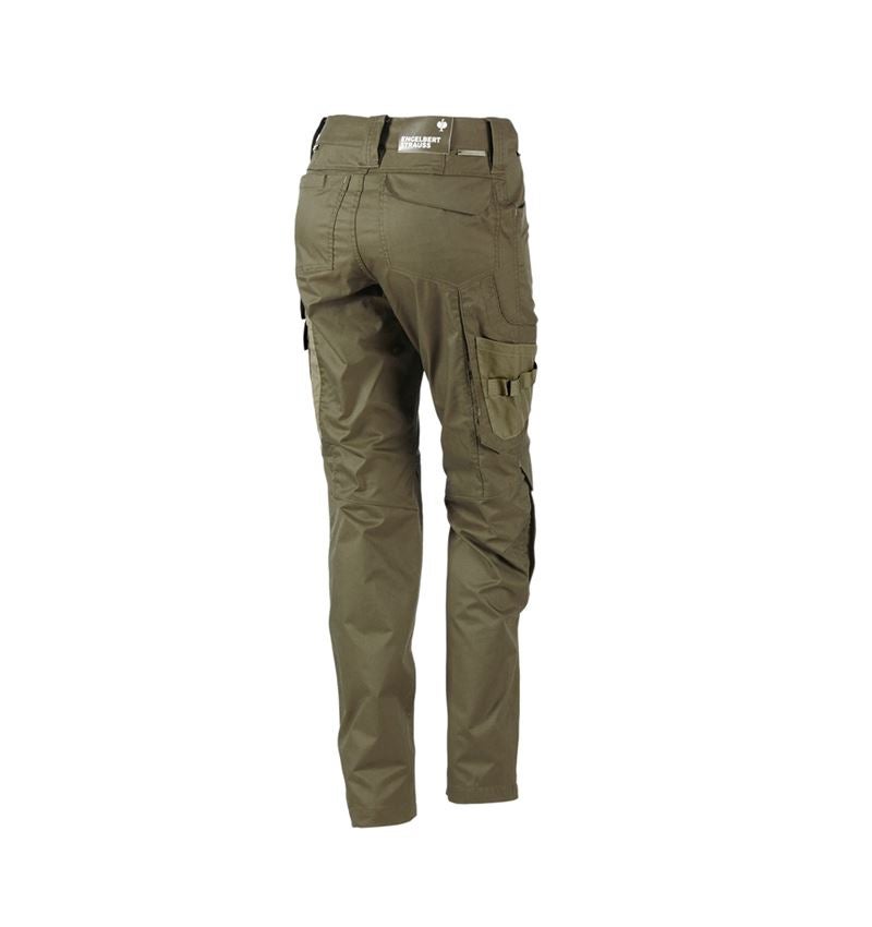 Hosen: Bundhose e.s.concrete light, Damen + schlammgrün/stipagrün 3