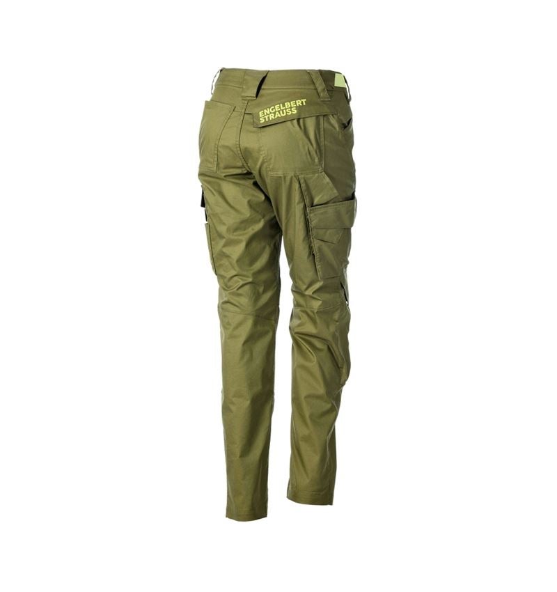 Hosen: Bundhose e.s.trail, Damen + wacholdergrün/limegrün 4