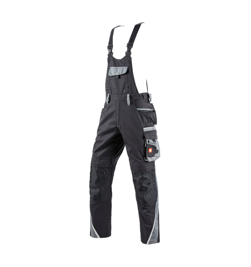 Hosen: Latzhose e.s.motion Winter + graphit/zement 2