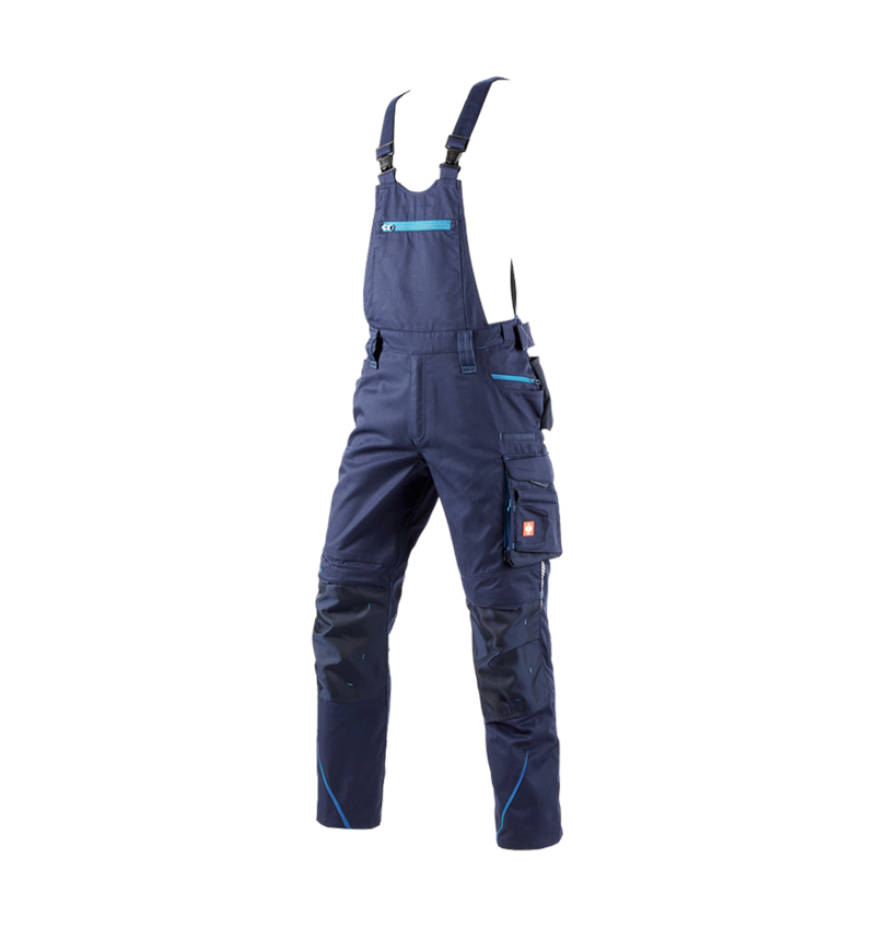 Hosen: Latzhose e.s.motion 2020 + dunkelblau/atoll 2