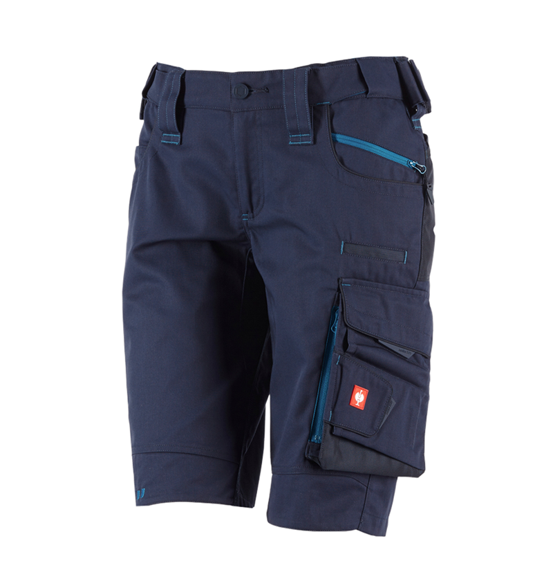Hosen: Short e.s.motion 2020, Damen + dunkelblau/atoll 2
