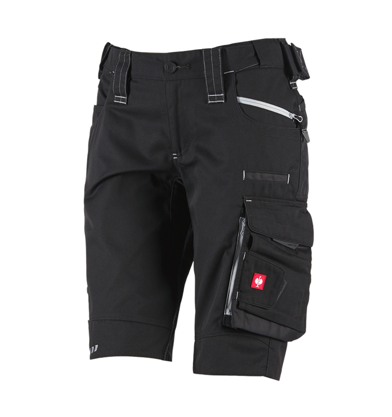 Hosen: Short e.s.motion 2020, Damen + schwarz/platin 2
