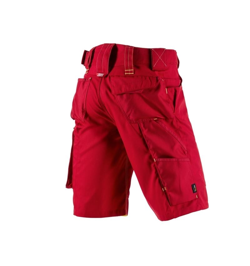 Hosen: Short e.s.motion 2020 + feuerrot/warngelb 3