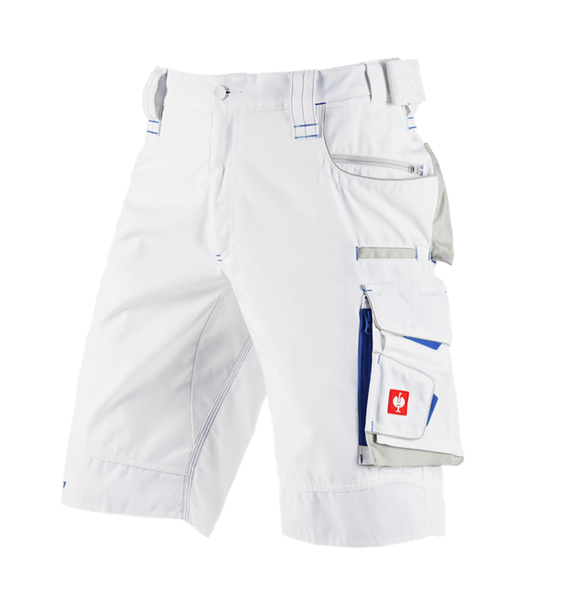 Hosen: Short e.s.motion 2020 + weiß/enzianblau 2