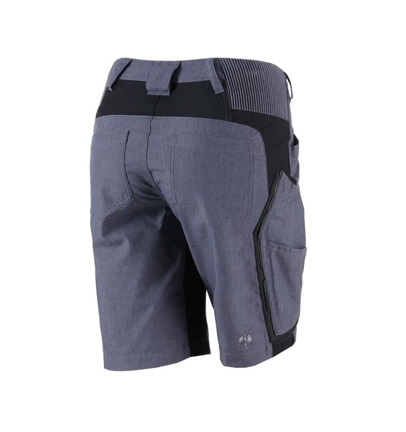 Hosen: Short e.s.vision, Damen + pazifik melange/schwarz 3