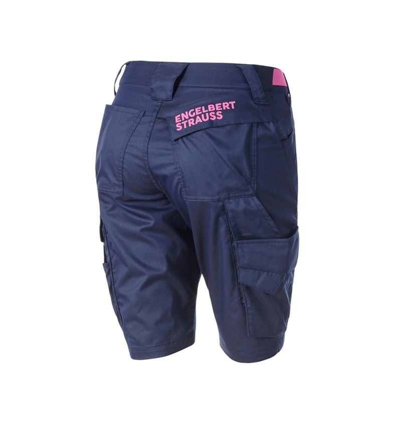 Hosen: Short e.s.trail, Damen + tiefblau/tarapink 6