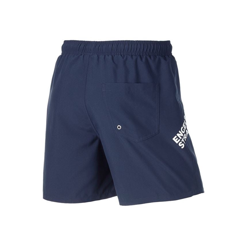 Hosen: Badeshort e.s.trail + tiefblau/weiß 4
