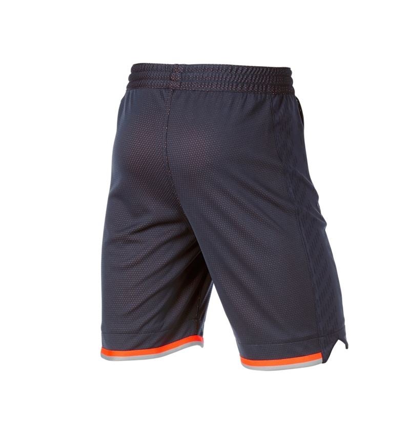 Hosen: Funktions Short e.s.ambition + dunkelblau/warnorange 5