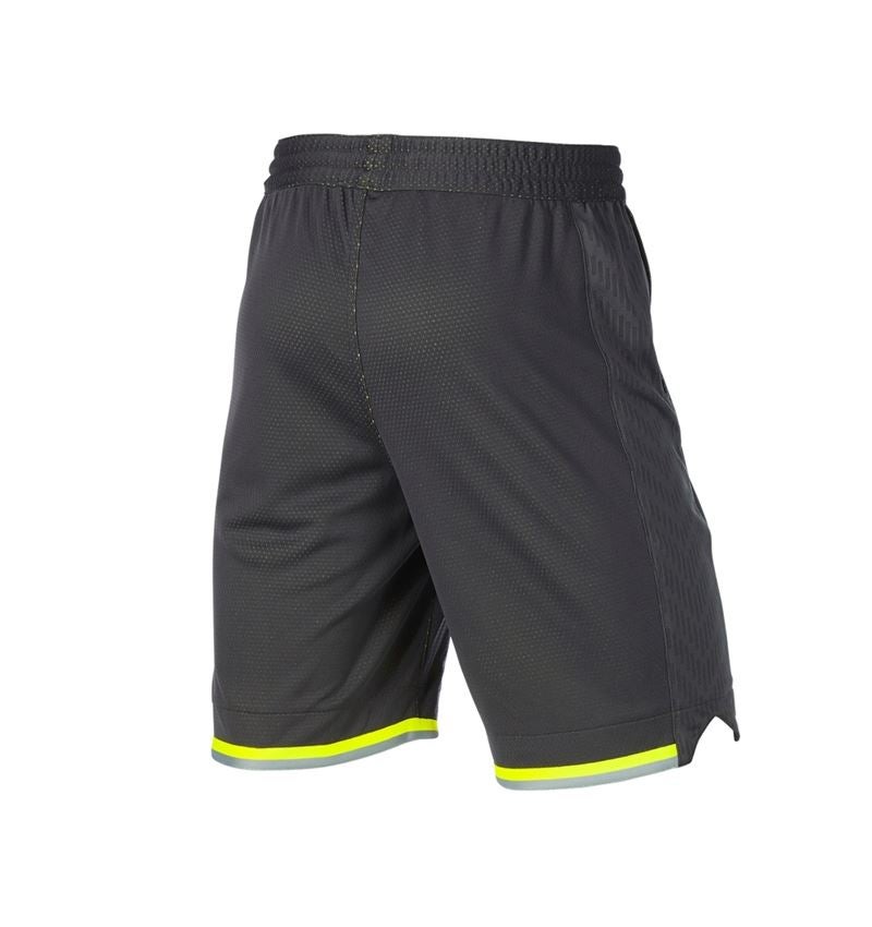 Hosen: Funktions Short e.s.ambition + anthrazit/warngelb 6
