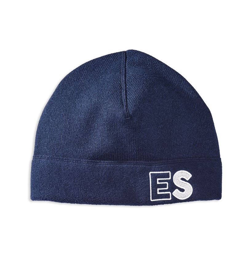 Accessoires: e.s. Mütze therma-plus + dunkelblau