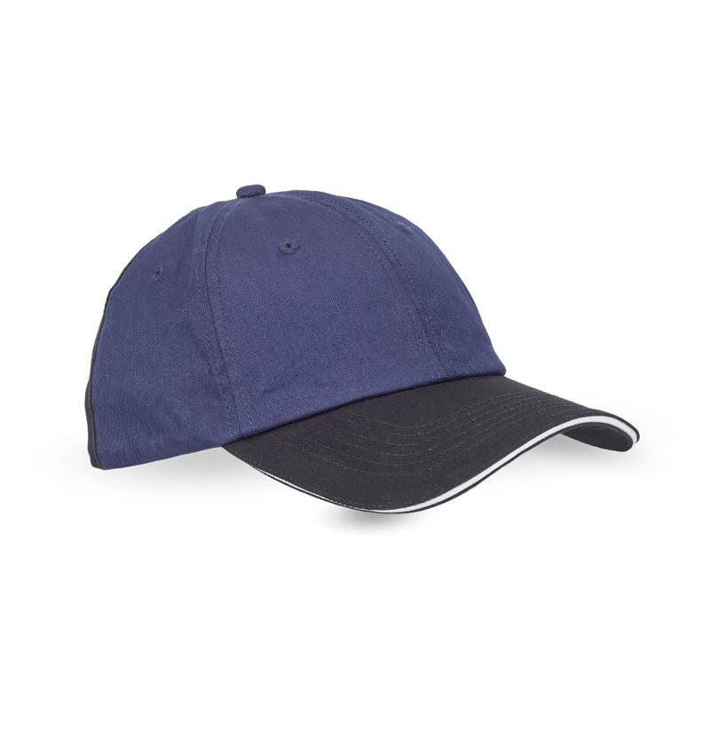 Accessoires: e.s. Cap color + dunkelblau/schwarz