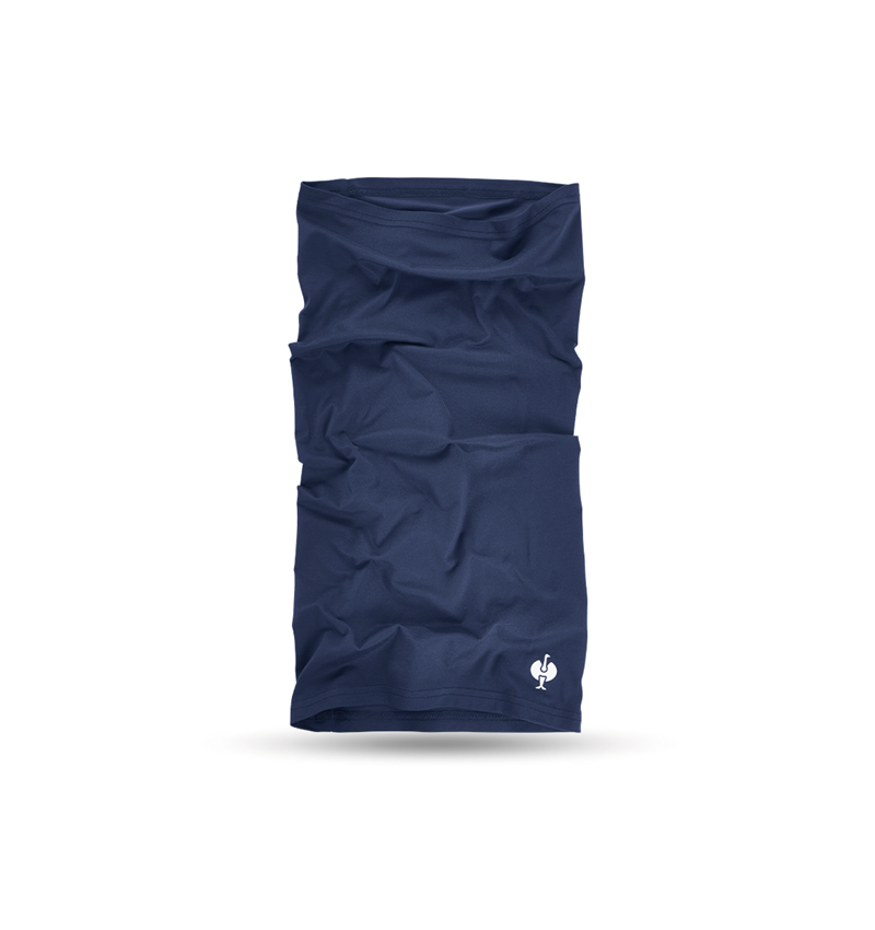 Accessoires: Multifunktionstuch UV e.s.trail + tiefblau/weiß
