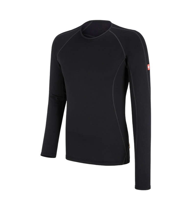 Unterwäsche | Thermokleidung: e.s. Funktions-Longsleeve thermo stretch-x-warm + schwarz 5