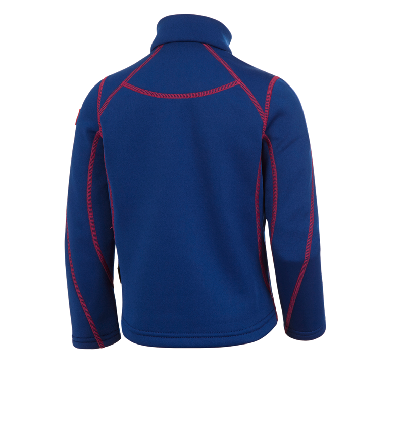Shirts & Co.: Fun.Troyer thermo stretch e.s.motion 2020, Kinder + kornblau/feuerrot 3