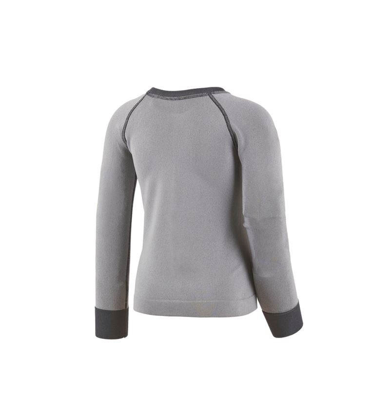 Funktionsunterwäsche: e.s. Funktions Longsleeve seamless - warm, Kinder + platin 3