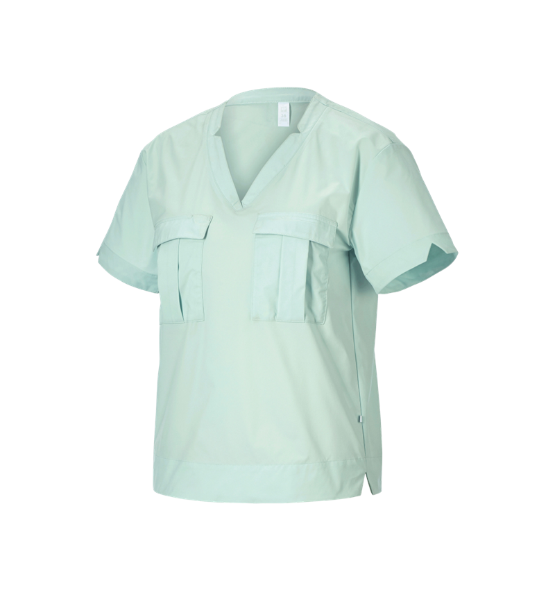 Bekleidung: Double-Pocket Shirt e.s.avida, Damen + softgrün 2