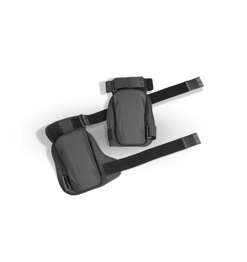 Knieschutz: e.s. Kniepolstertasche Pro-Comfort, soft + schwarz/schwarz