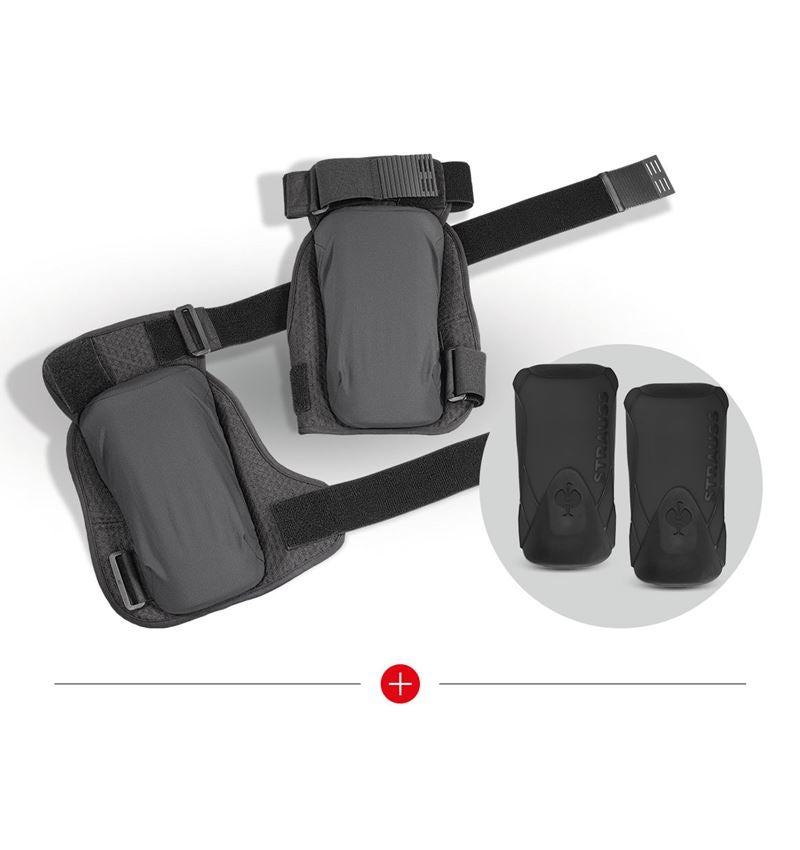 Arbeitsschutz: SET:e.s.Knee Pad+Kniepolstertasche Pro-Comf.,soft