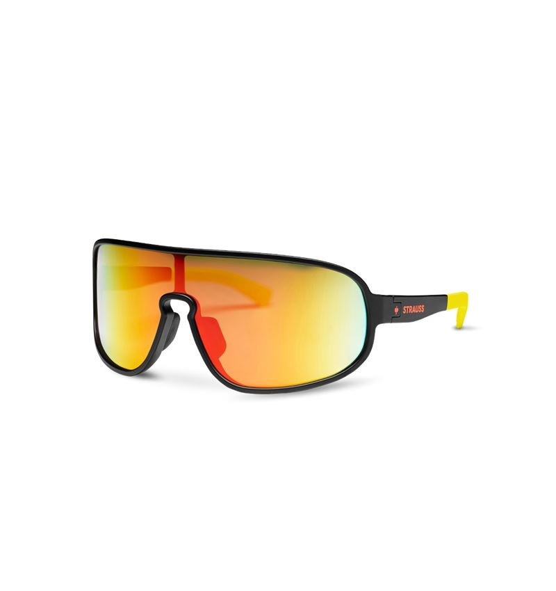 Schutzbrillen: Race Sonnenbrille e.s.ambition + schwarz/warngelb