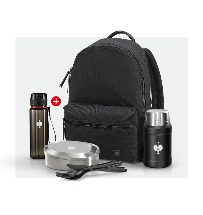 Betriebsbedarf: Backpack e.s.motion ten Geschenk-Set II + oxidschwarz