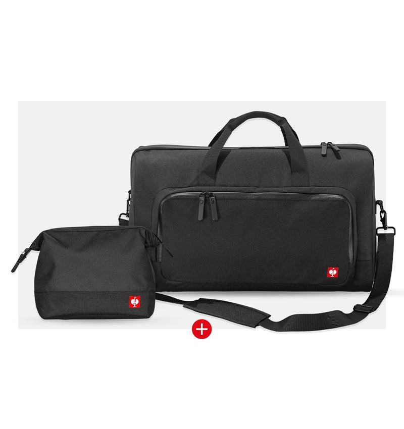 Werkzeuge & Accessoires: e.s.work&travel Reisetasche + Washbag + schwarz