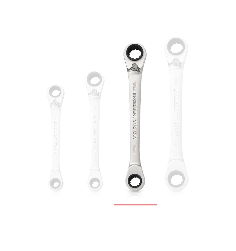 Schraubenschlüssel: e.s. Ratch-Tech 4 in 1