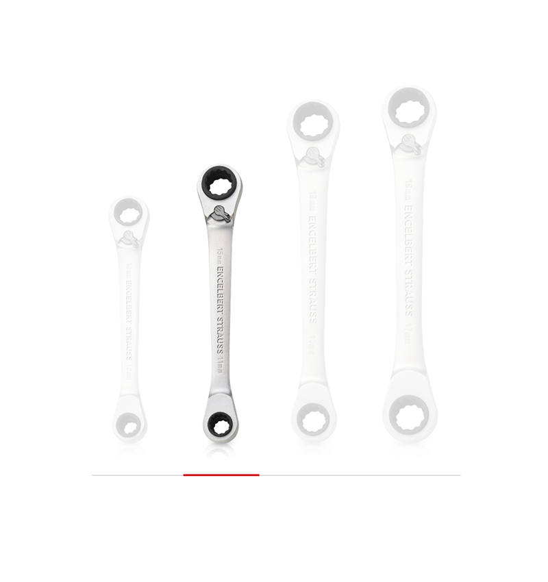 Schraubenschlüssel: e.s. Ratch-Tech 4 in 1