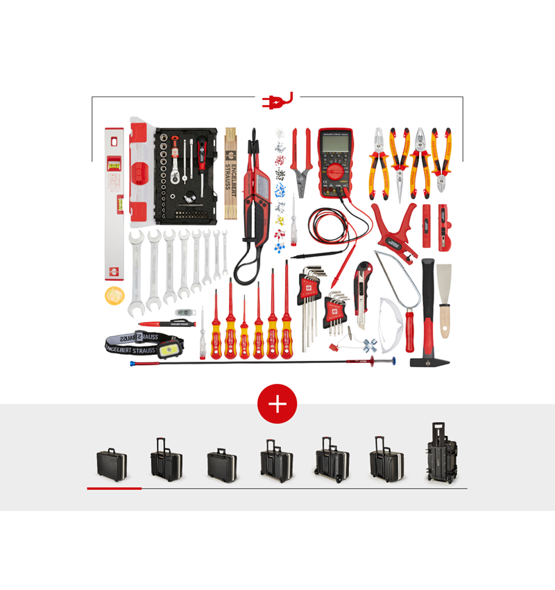 Werkzeugkoffer: Werkzeug-Set Elektro Profi inklusive Koffer