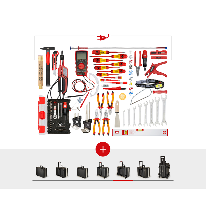 Werkzeugkoffer: Werkzeug-Set Elektro Profi inklusive Koffer