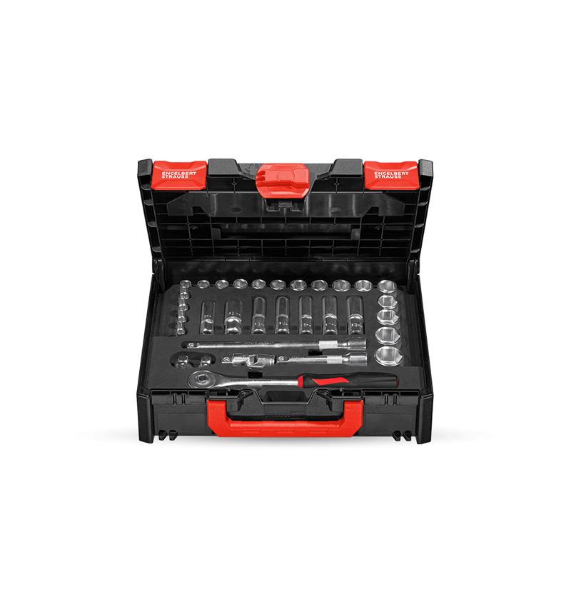 STRAUSSbox System: Steckschlüssel-Satz lockfix 1/2 in STRAUSSbox midi