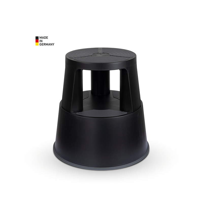 Stühle: Rollhocker + schwarz