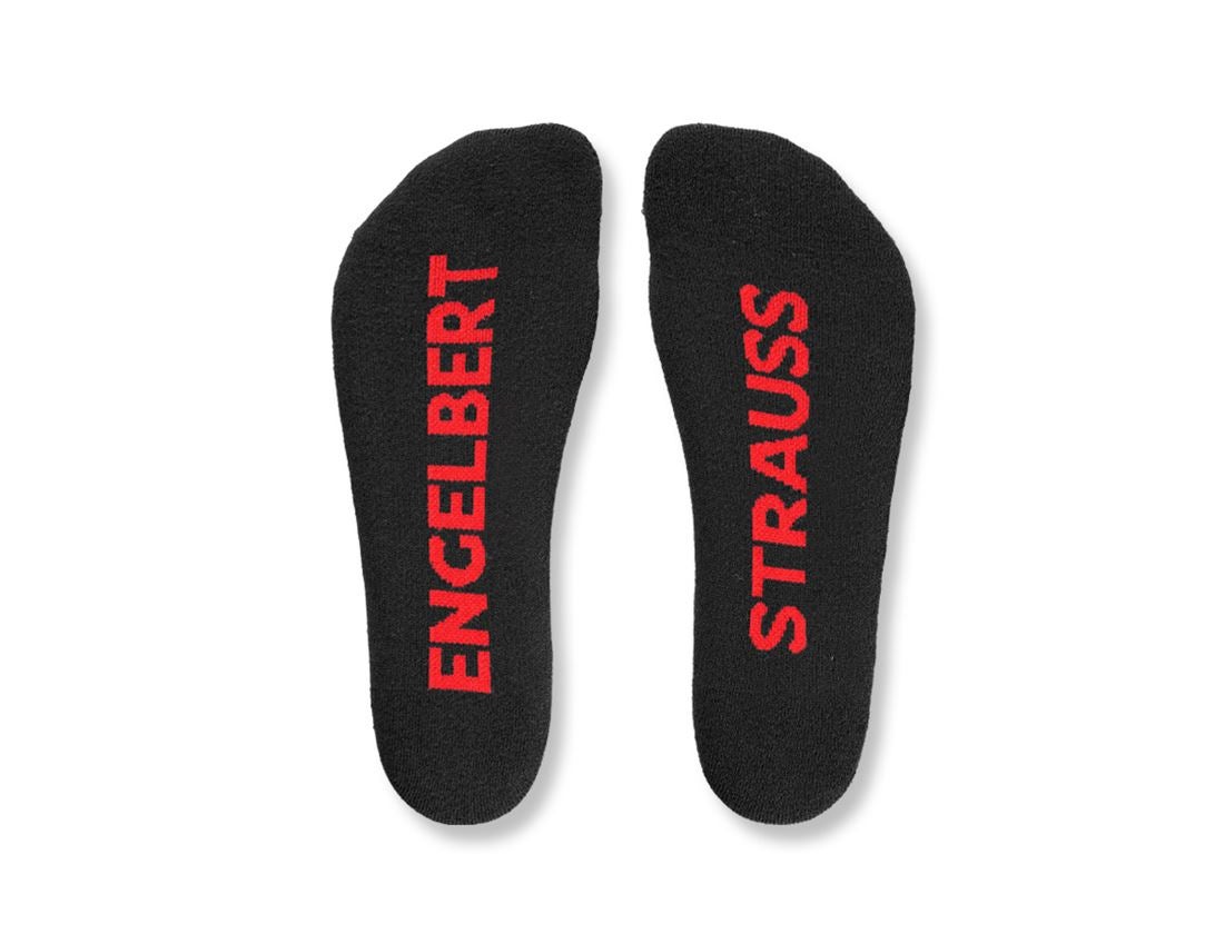 Socken | Strümpfe: e.s. Allseason Socken Function light/low + schwarz/straussrot