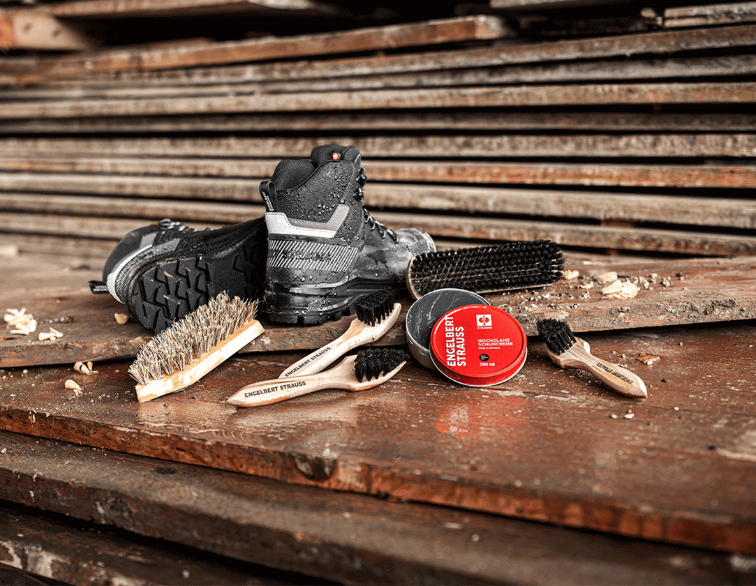 Schuhpflege: e.s. Schuhpflegeset, 6-teilig