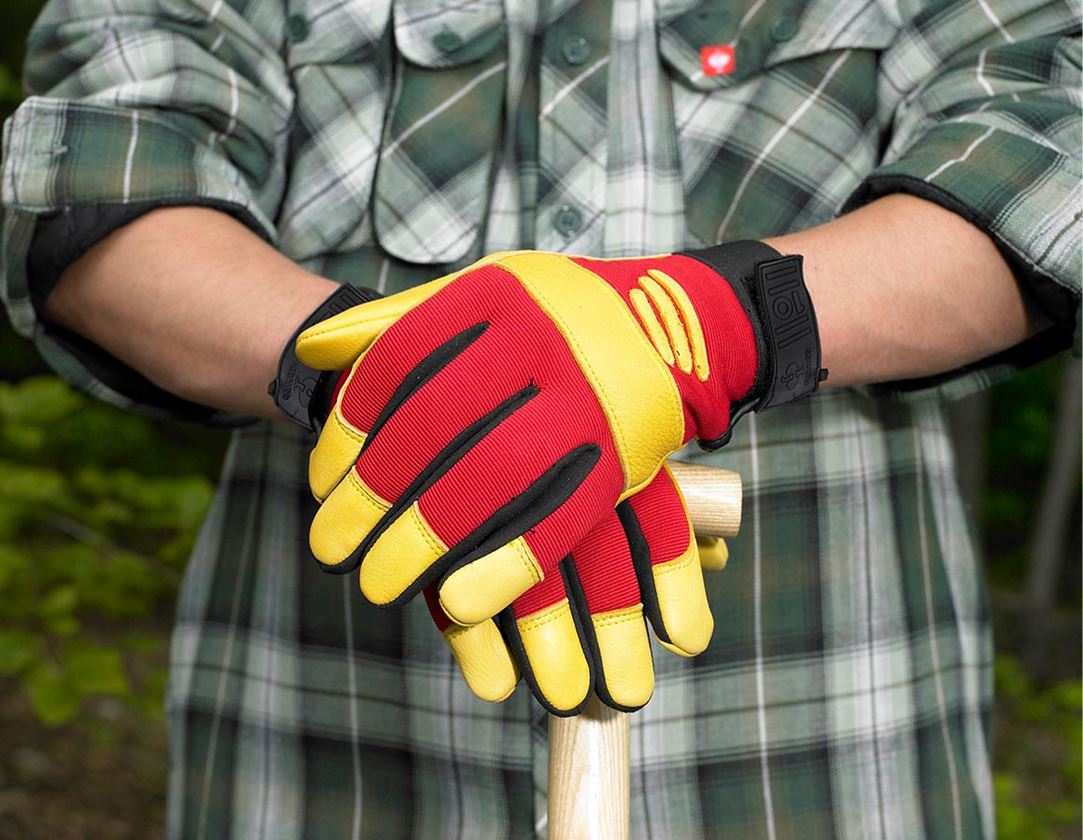 Leder: Vollleder-Montagehandschuhe Biflex