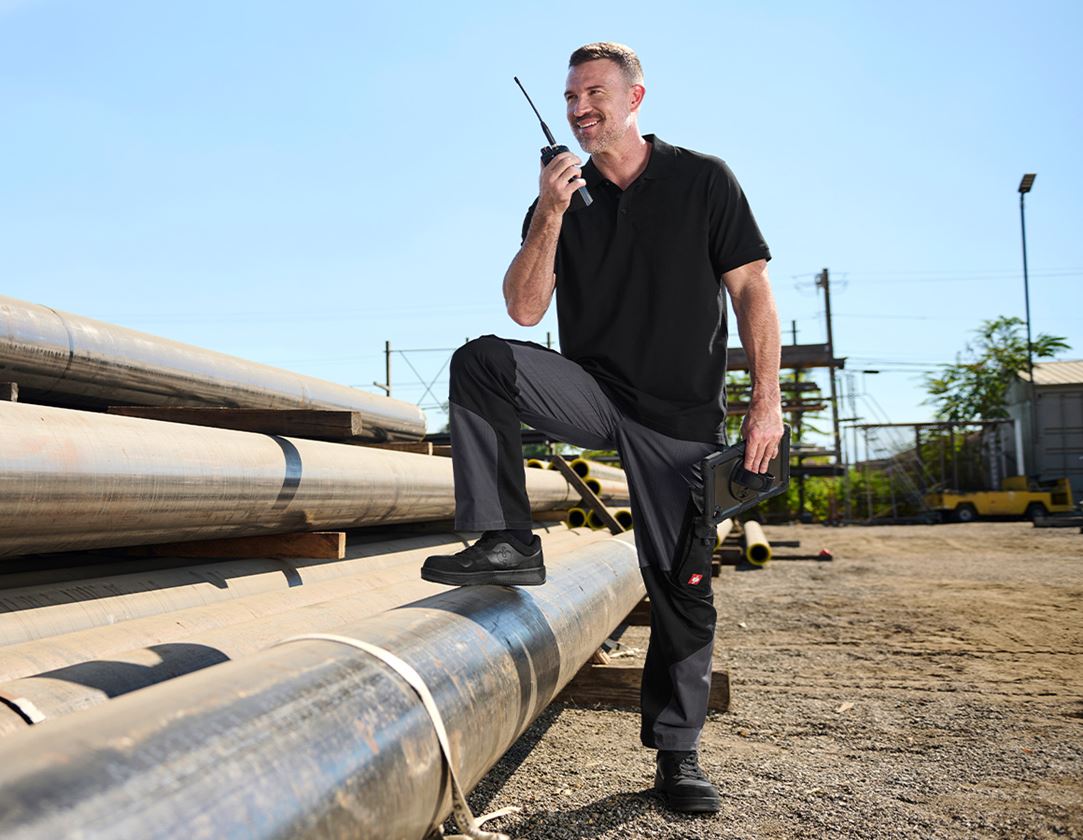 Galabau / Forst- und Landwirtschaft: e.s. Polo-Shirt cotton + schwarz 3